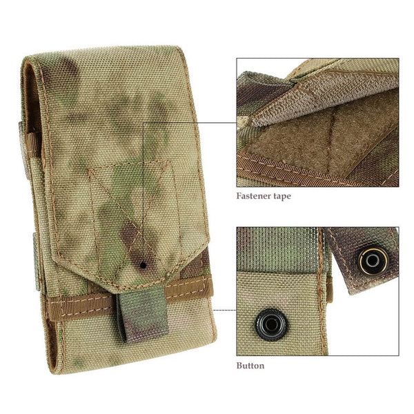 Tactical Universal Compatible Smartphone Outdoor Multipurpose Camping Carry Accessory Pouch Color7