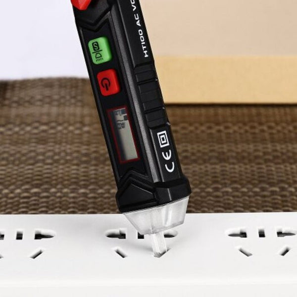 Ht100 Induction Test Pen Ac Voltage Detector Red