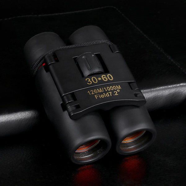 Telescope 30X60 Folding Binoculars With Low Light Night Vision For Outdoor Bird Watching Travelling Camping Hunting 1000M