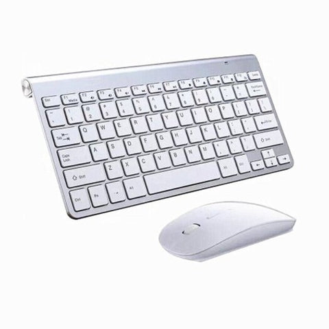 Wireless Keyboard And Mouse Compact Set For Ios Windows Android Office Supplies