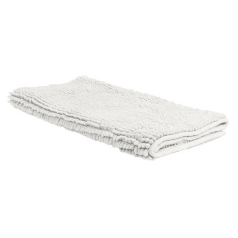 Toggle Microfiber Bath Mat Medium White