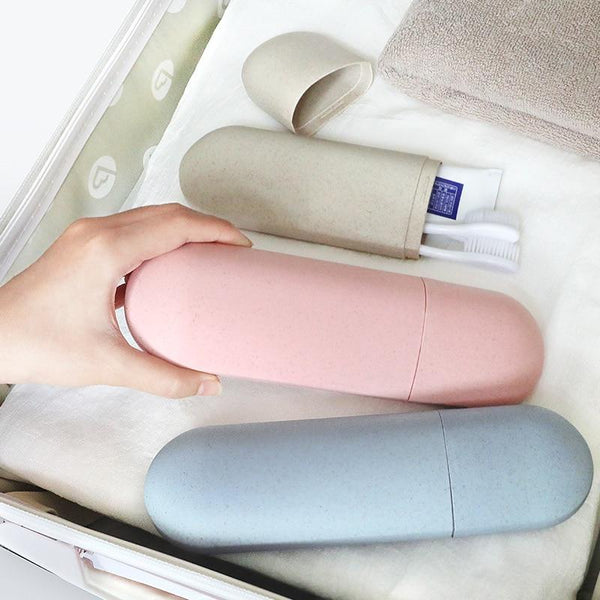 Portable Travel Toothbrush Toothpaste Holder Toiletries Accessories