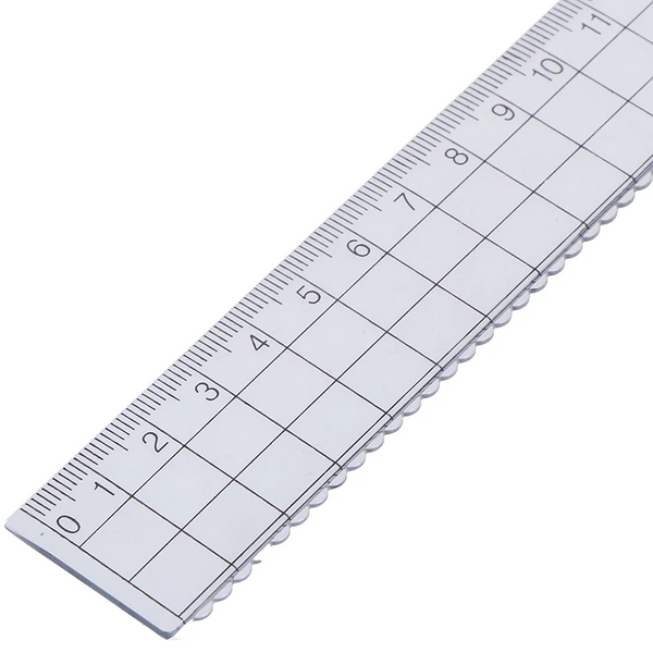 Transparent Plastic Square Ruler Learning Stationery Drawing School Supplies