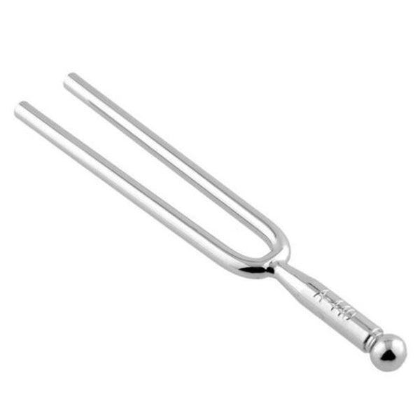 Tuning Fork With Soft Shell Case Standard A 440Hz Silver