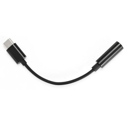 Type C To 3.5Mm Stereo Adapter Connector Black