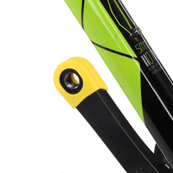 Lixada U200blixada 1 Pair Of Bike Crank Arm End Crankset Cover Protective Sleeve Cap Silicone Wear Resistant For Road Mtb Folding Yellow