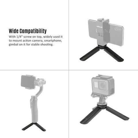 Mt 05 Mini Tripod Stand For Selfie Stick Stabilizer Cameras Black