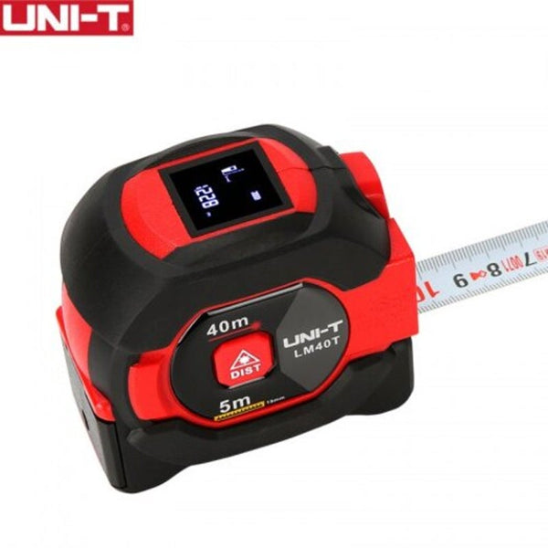 Lm40t Laser Tape Measure 40M 2 In 1 Rangefinder Infrared Distance Meter Electronic Ruler Lcd