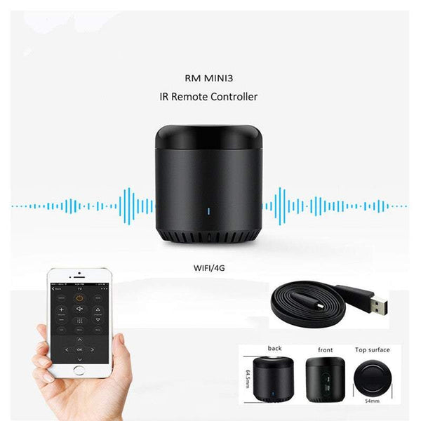 Rm Mini 3 Remote Control Smart Home Solution Wifi Ir Support Google And Alexa