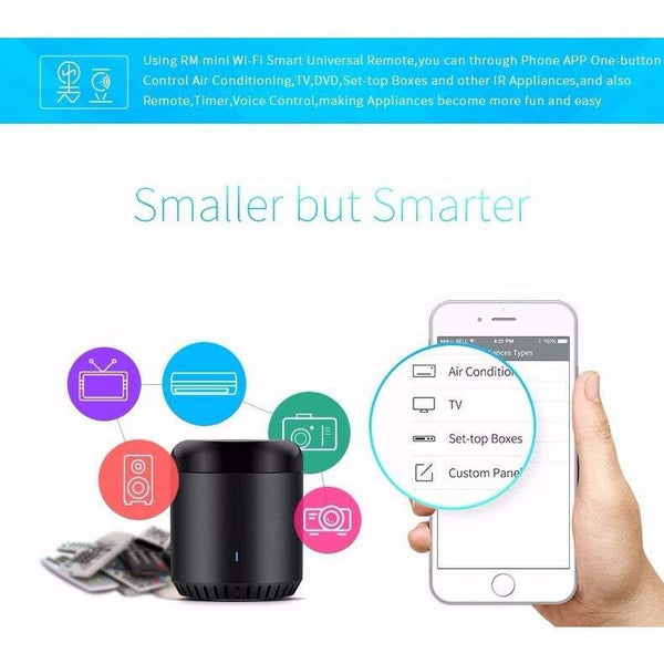 RM Mini 3 Remote Control Smart Home Solution Wifi IR Remote support Google Home and Alexa
