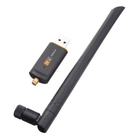 Usb 3.0 1200M Wifi Adapter Dual Band 5.0G 2.4Ghz Rtl8812bu Wireless Network Card Black