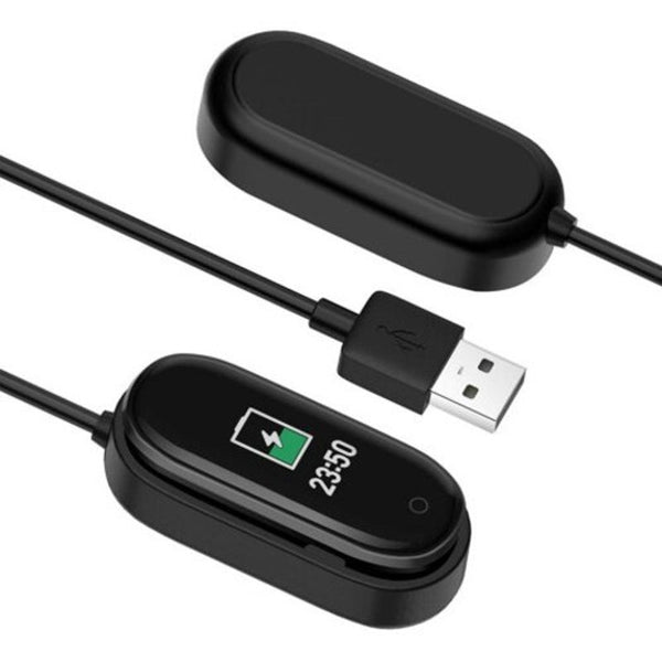 Usb Charging Cable Adapter For Xiaomi Mi Band 4 Black