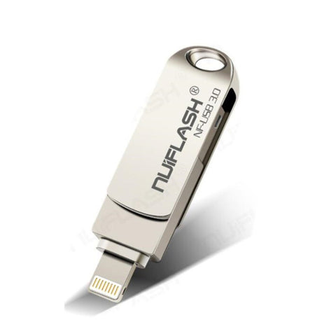 Usb Flash Drive Pendrive For Iphone Xs Max 8 7 6 Ipad 128 Gb Memory Stick Key Lightning