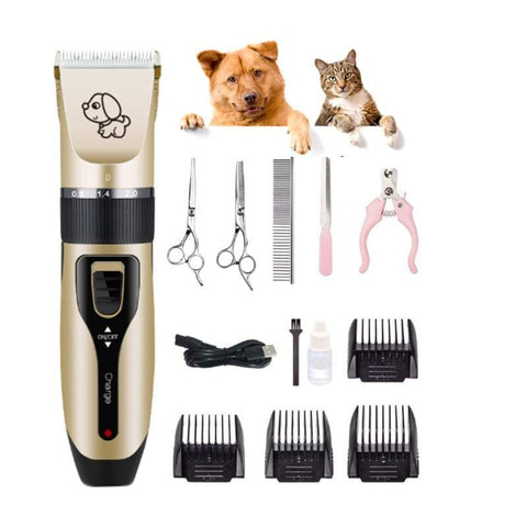 Usb Rechargeable Cat Dog Hair Trimmer Electrical Pet Clipper Cutter Grooming