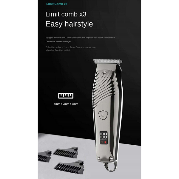 Usb Hair Clipper Professional Electric Trimmer Barber Razor Beard 0Mm Men's For