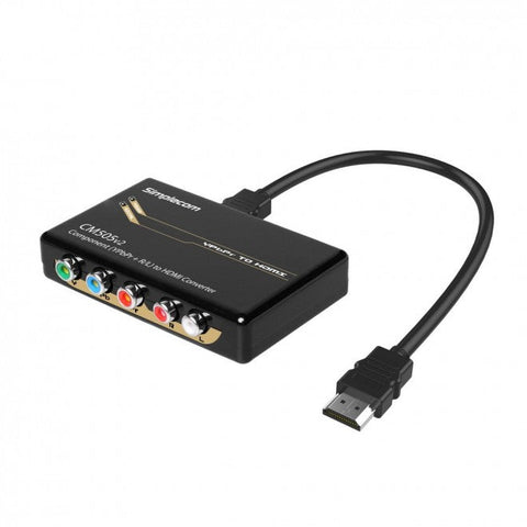 Simplecom Cm505v2 Component (Ypbpr + Stereo R/L) To Hdmi Converter Full 1080P