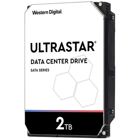Western Digital Wd Ultrastar Enterprise Hdd 2Tb 3.5\' Sata 128Mb 7200Rpm 512N Se Dc Ha210 24X7 600Mb Buffer 2Mil Hrs Mtbf Hus722t2tala604