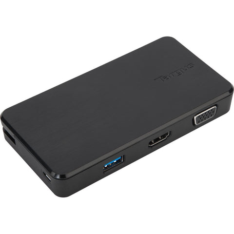 Targus Usb 3.0 & Usb-C Dual Travel Dock Connects 2 Monitors Projectors And Android Devices