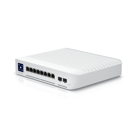 Ubiquiti Switch Enterprise 8-Port Poe+ 8X2.5Gbe, Ideal For Wi-Fi 6 Ap, 2X 10G Sfp+ Ports Uplinks, Managed Layer 3