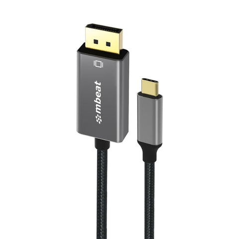 Mbeat Tough Link 1.8M 4K Usb-C Display Port Cable Space Grey
