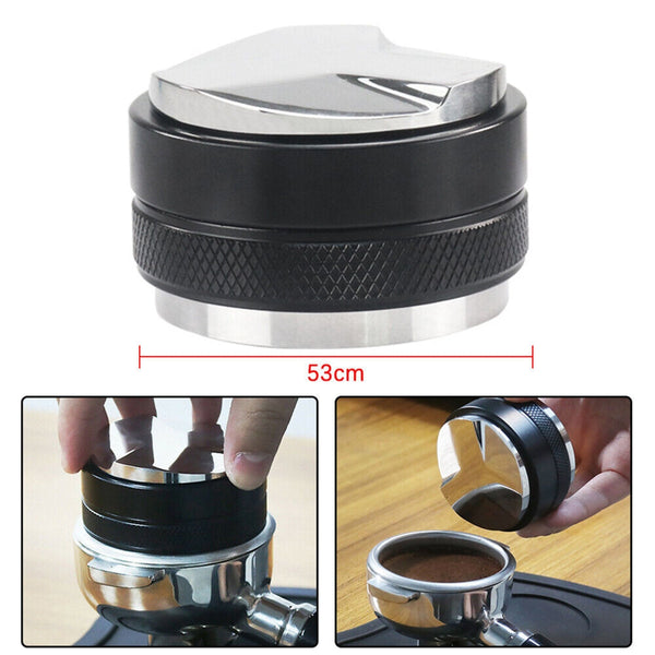 Coffee Distributor & Tamper, Dual Head Leveler Fits For 53Mm Breville