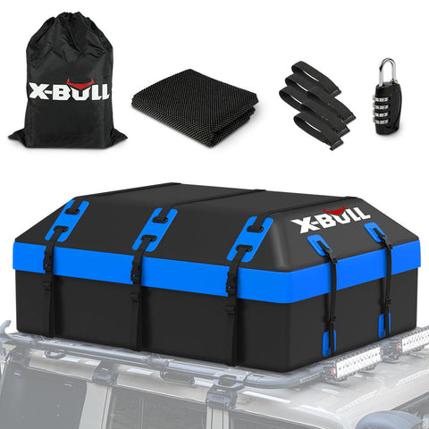 X-Bull Car Roof Cargo Bag Rooftop Carrier 100% Waterproof Top Luggage For All Vehicles