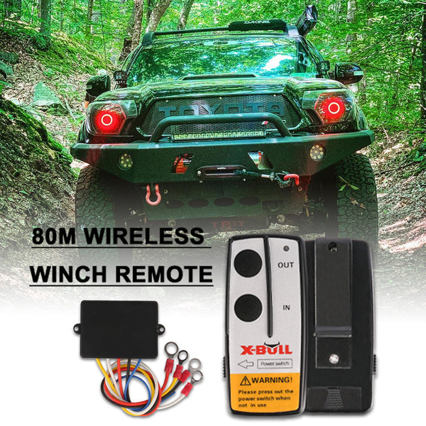 X-Bull Winch Solenoid Relay 12V 500A Controller Twin Wireless Remote4wd4x4