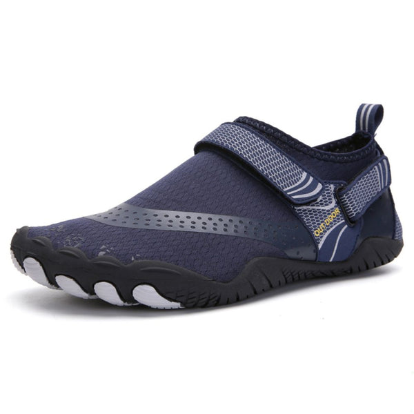 Men Women Water Shoes Barefoot Quick Dry Aqua Sports - Blue Size Eu38 = Us5
