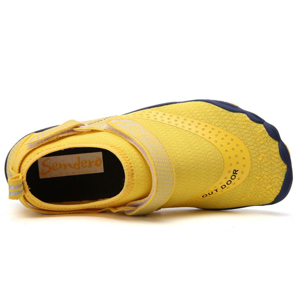 Women Water Shoes Barefoot Quick Dry Aqua Sports - Yellow Size Eu37 = Us4