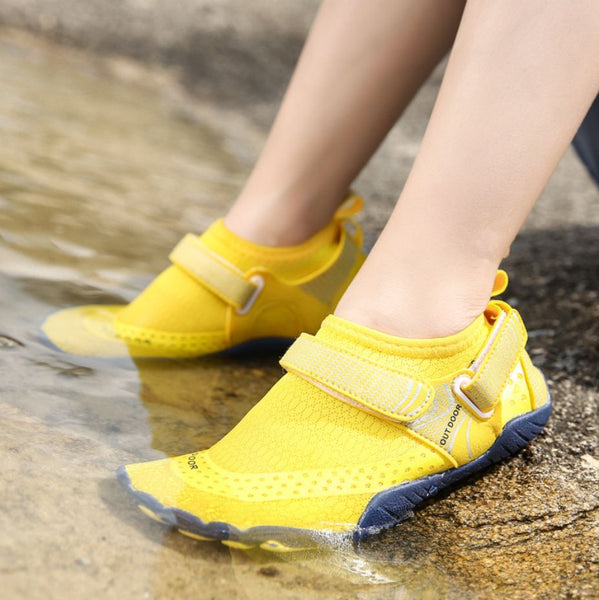 Women Water Shoes Barefoot Quick Dry Aqua Sports - Yellow Size Eu39 = Us6