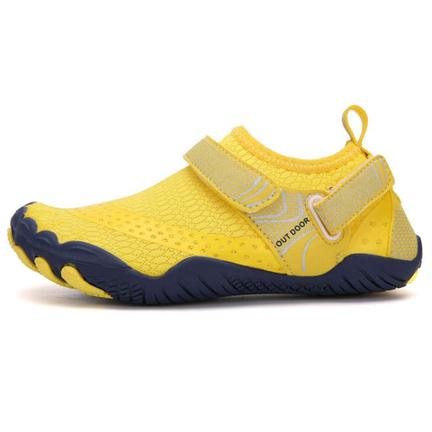 Kids Water Shoes Barefoot Quick Dry Aqua Sports Boys Girls - Yellow Size Bigkid Us2=Eu32