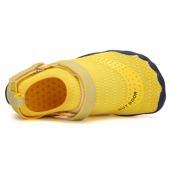 Kids Water Shoes Barefoot Quick Dry Aqua Sports Boys Girls - Yellow Size Bigkid Us3 = Eu34