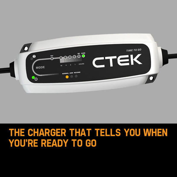 Ctek Ct5 Time To Go Smart Battery Charger Maintainer Car 4Wd Motorcycle 12V 5A