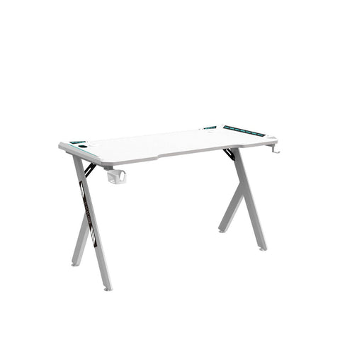 Ekkio Rgb Gaming Desk Y Shape White 140 Centimeter Gd 104 Al Features Large Size