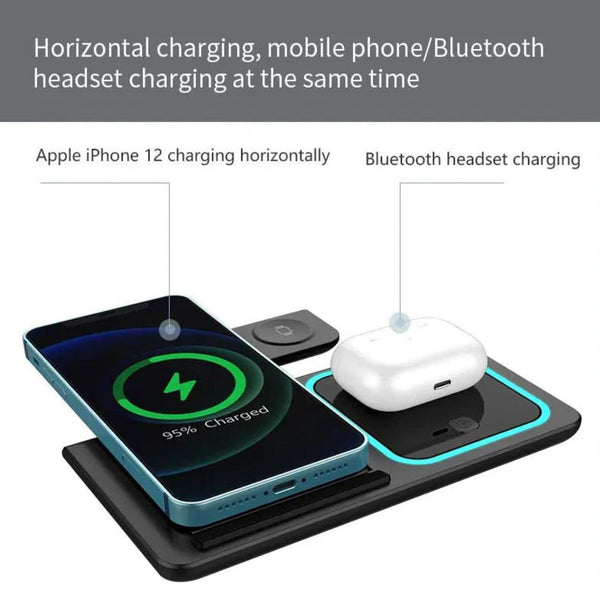 Voctus 3 In 1 Wireless Charger Vt-Wc -100-Gy