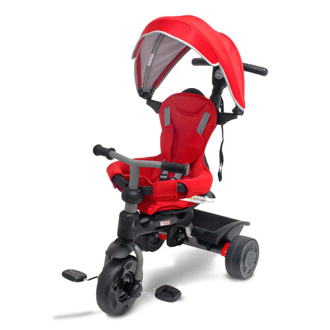 Veebee Explorer 3-Stage Kids Trike With Canopy Red