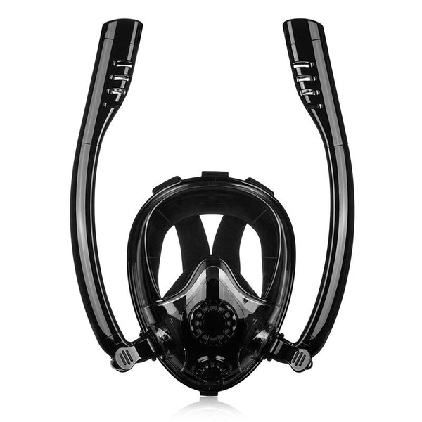 Snorkel Mask Full Face Diving Swim Goggles 180 View Anti Fog Small