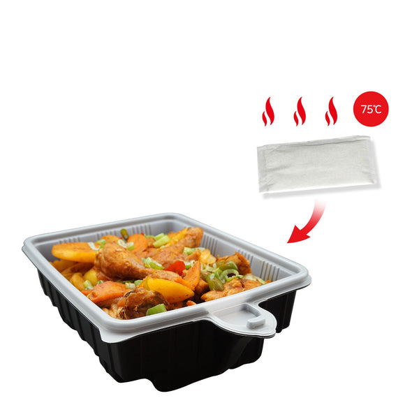 Sirak Food 5 Pack Dalat Heating Lunch Box Container 33Cm Rectangle + Bag