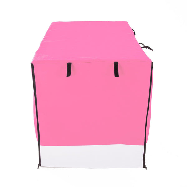 Paw Mate Pink Cage Cover Enclosure For Wire Dog Crate 30In