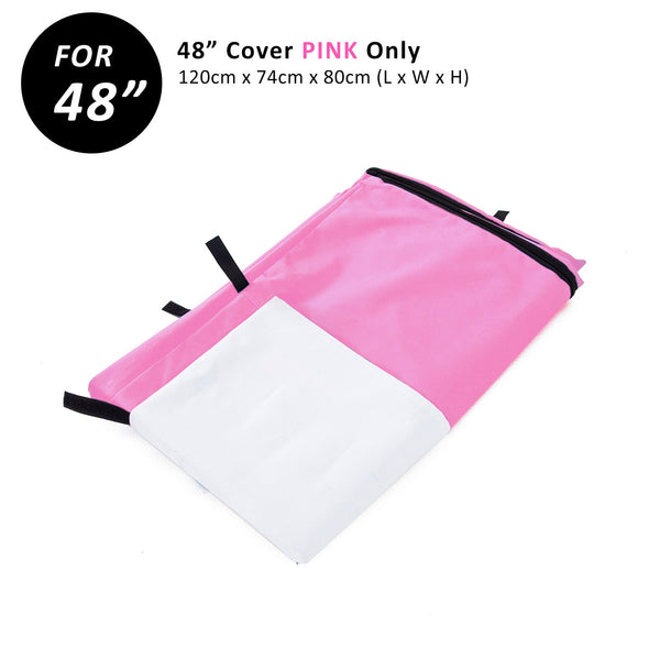 Paw Mate Pink Cage Cover Enclosure For Wire Dog Crate 48In