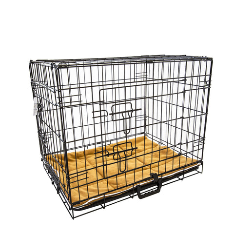 Paw Mate Wire Dog Cage Foldable Crate Kennel 36In Withtray + Cushion Combo