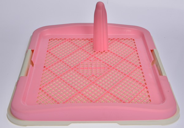 Yes4pets Medium Portable Dog Potty Training Tray Pet Puppy Toilet Trays Loo Pad Mat Pink