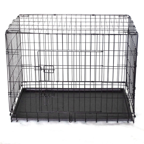 Yes4pets 42' Collapsible Metal Dog Cat Puppy Rabbit Crate Cage