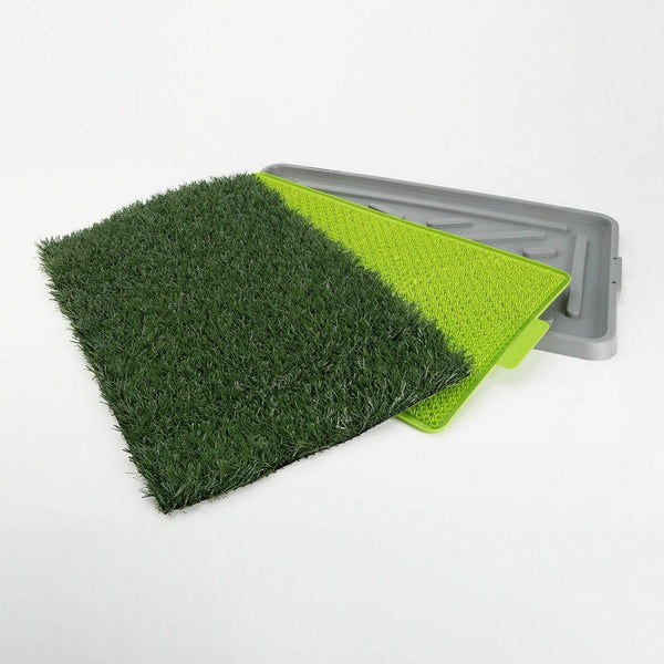 Yes4pets Indoor Dog Puppy Toilet Grass Potty Training Mat Loo Pad 68 X 43 Cm