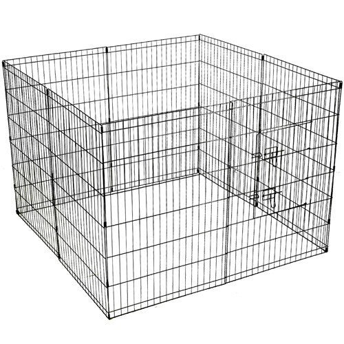 Yes4pets 36' Dog Rabbit Playpen Exercise Puppy Cat Enclosure Fence With Cover