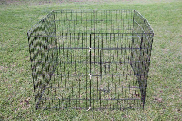 Yes4pets 120 Cm 8 Panel Pet Dog Playpen Exercise Chicken Cage Puppy Crate Enclosure Catfence