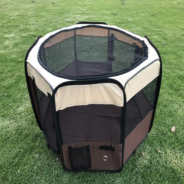 Yes4pets Small Brown Dog Cat Puppy Rabbit Guinea Pig Soft Playpen