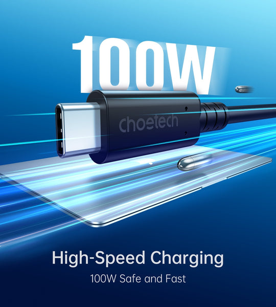 Choetech Xcc-1028 Usb-C To 100W 4.0 Gen 3 Cable 0.8M