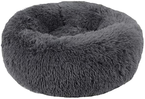 Soft Dog Bed Round Washable Plush Pet Kennel Cat Mat Sofa Small 50Cm