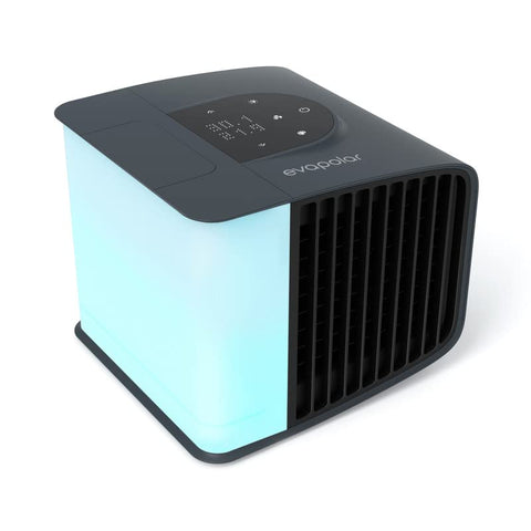 Evapolar Evasmart Personal Portable Air Cooler And Humidifier With Alexa Support Mobile App, For Home Office, Usb Connectivity Built-In Led Light, Black (Ev-3000)